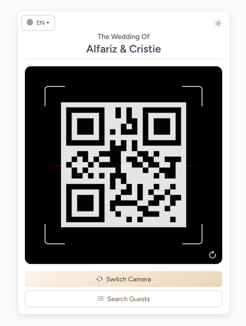 QR Scan Check-in